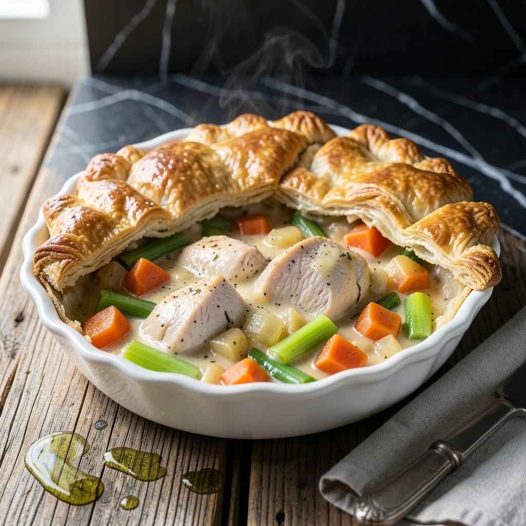 Chicken Pot Pie Recipe Saveur: Golden Crust Over Savory Herb Filling