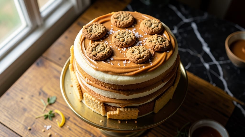 1930 Cookie Butter Cake Recipe: Nostalgic Vanilla Bean Swirls and Gooey Centers
