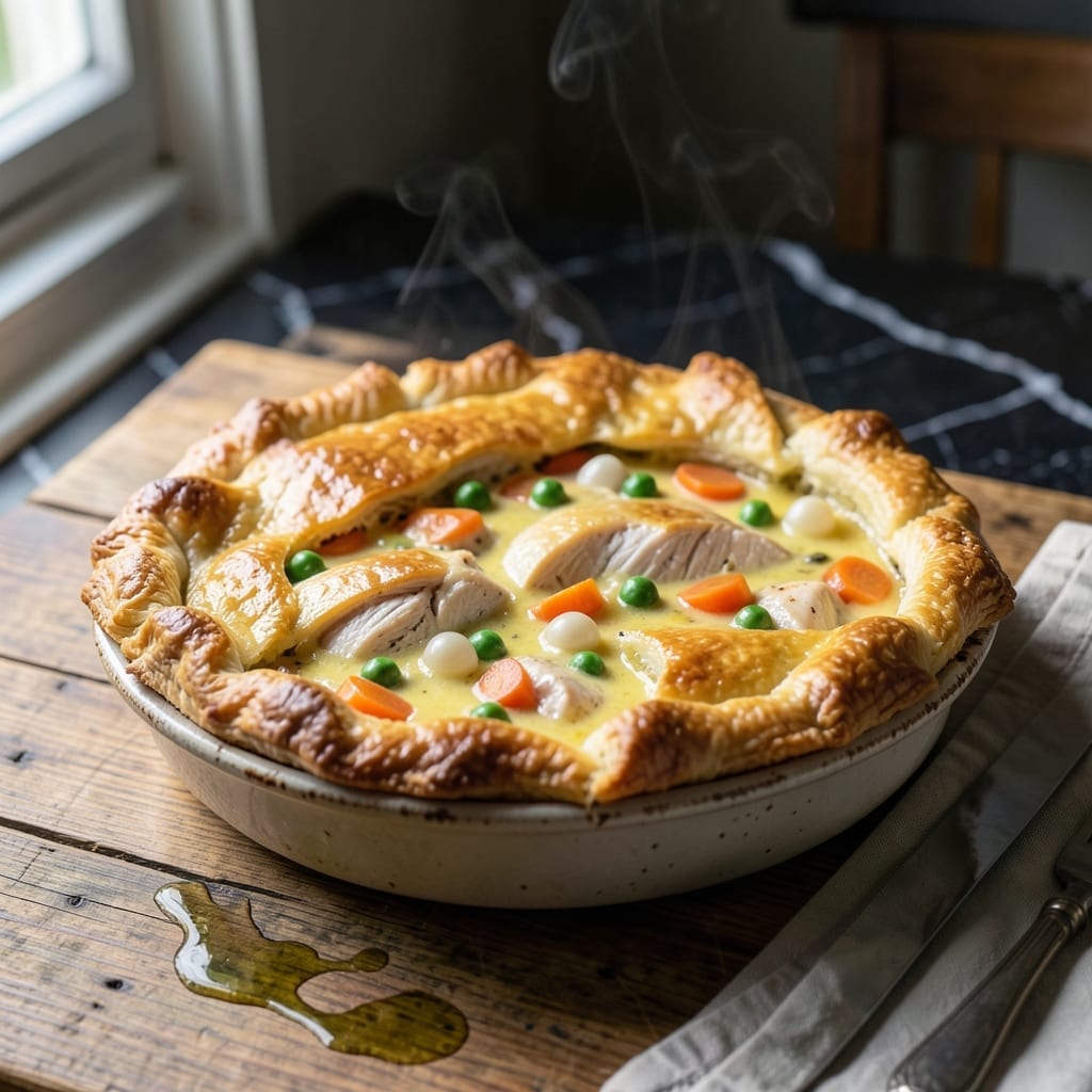 6 Inch Chicken Pot Pie Recipe: Individual-Sized Comfort with Flaky Crust