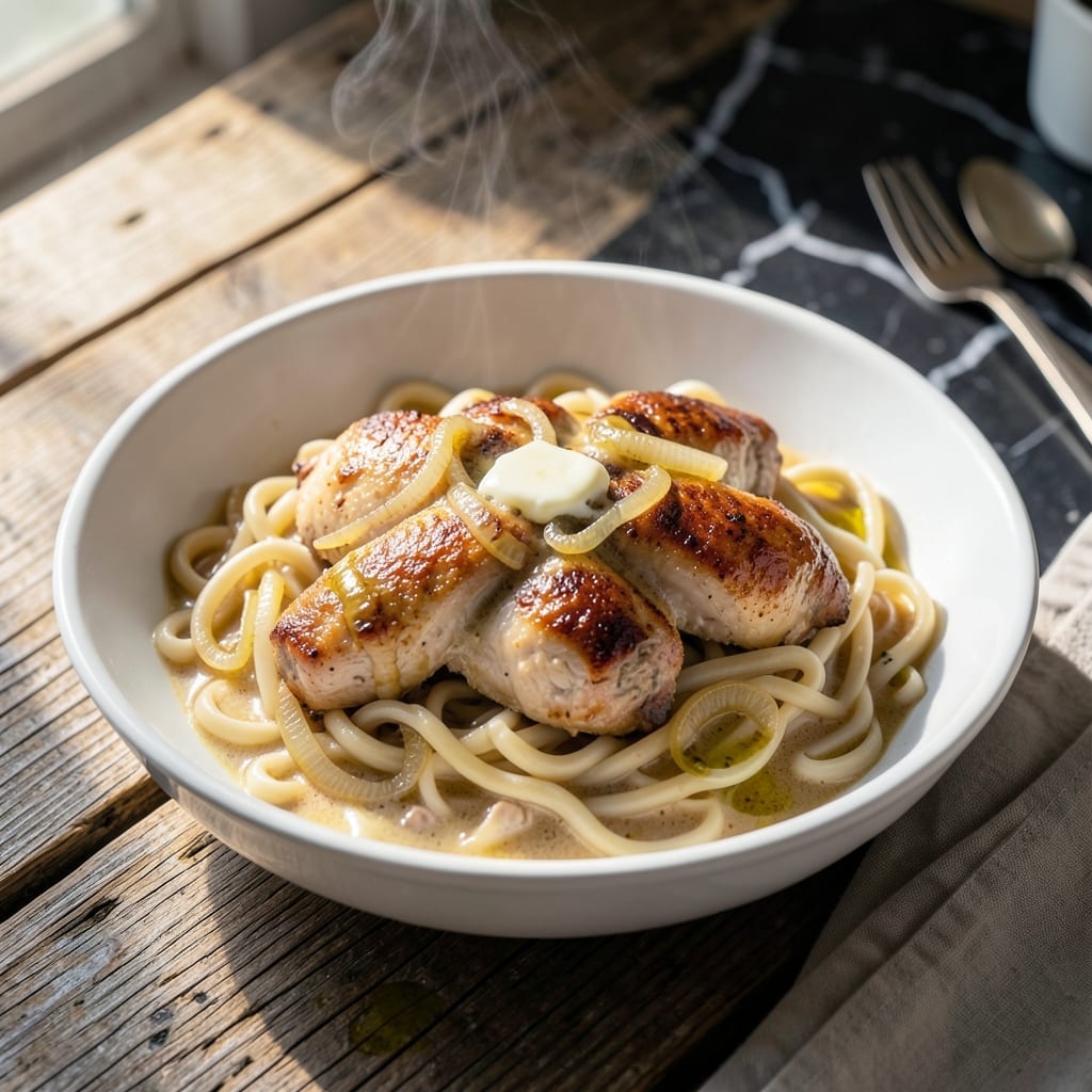 Chicken and Noodles in a Crock Pot Recipe: Hands-Off Homestyle Comfort