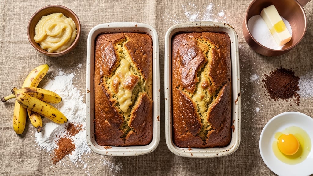 2 Loave Banana Bread Recipe: Double Batch for Sharing (or Freezing)