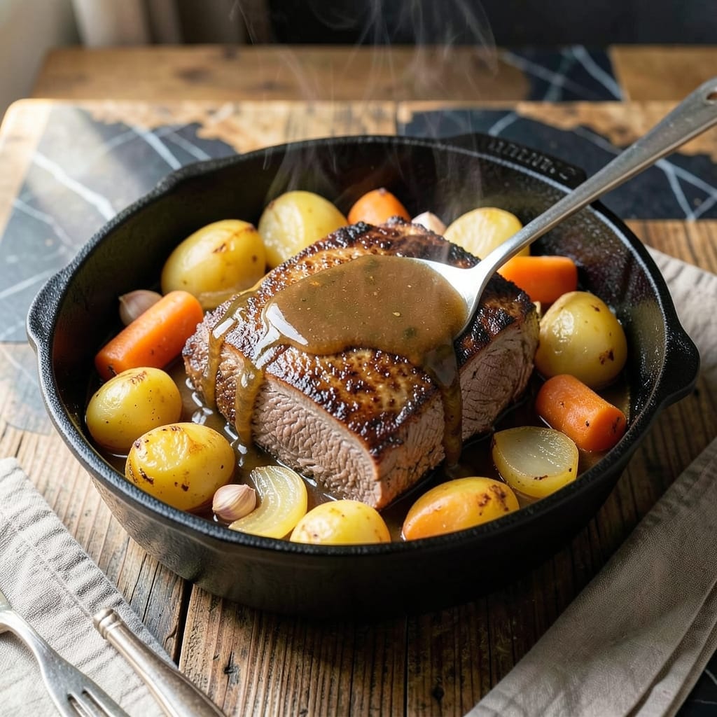 Beef Pot Roast With Vegetables Recipe: Dutch Oven Sunday Tradition