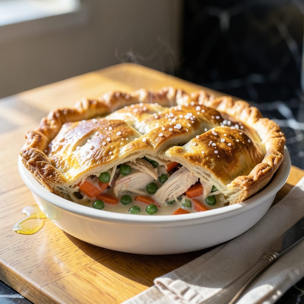 Chicken Pot Pie Recipe for Kids: Hidden Veggie Flaky Delight Chicken Pot Pie Recipe for Kids: Hidden Veggie Flaky Delight