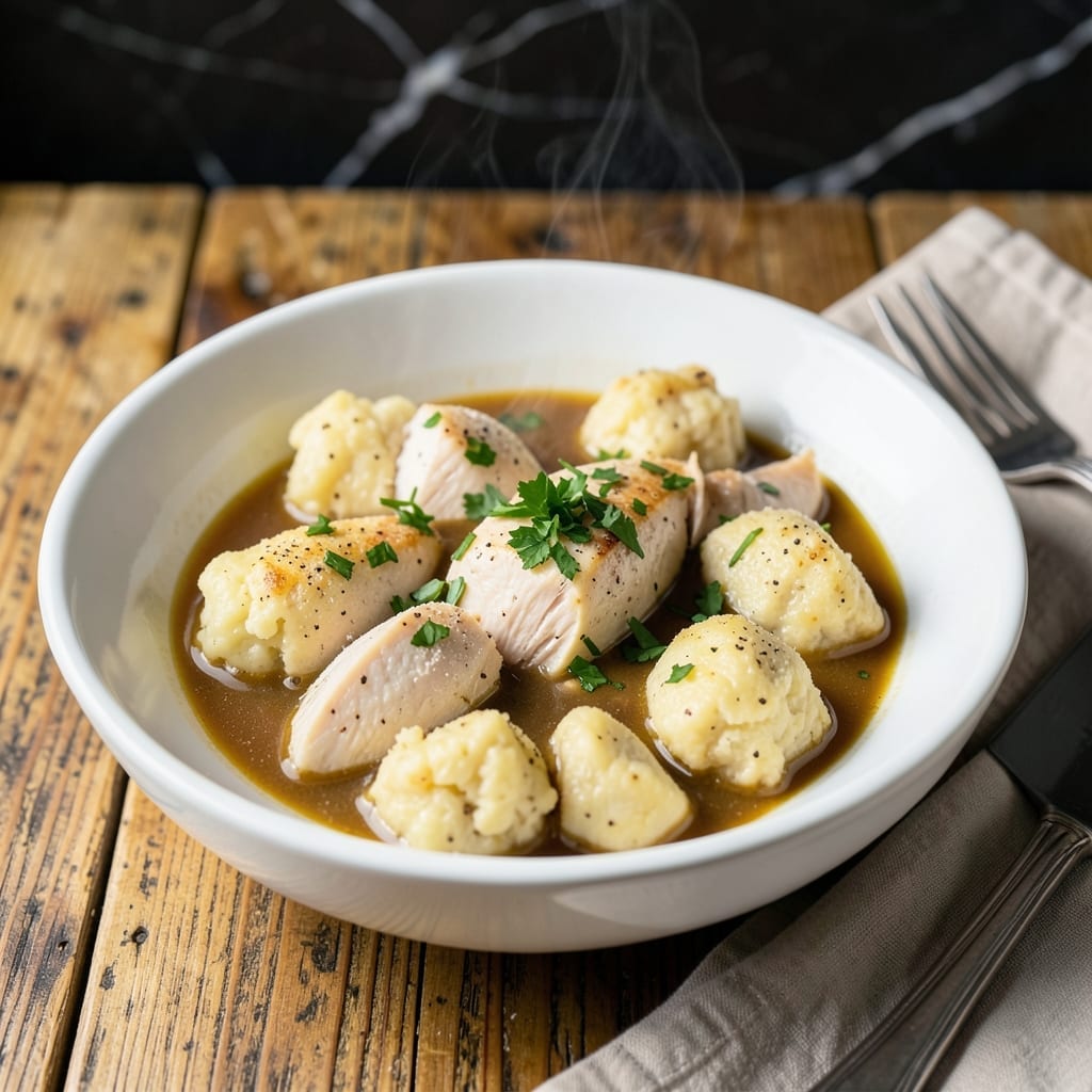 Easy Homemade Chicken and Dumplings Crock Pot Recipe: Fluffy Dough and Rich Broth