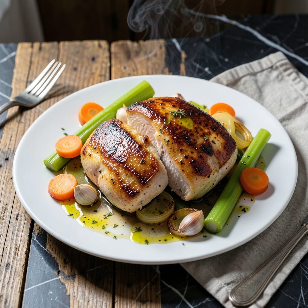 Chicken Breast Pot Roast Recipe: Dutch Oven Herb-Infused Succulence Chicken Breast Pot Roast Recipe: Dutch Oven Herb-Infused Succulence