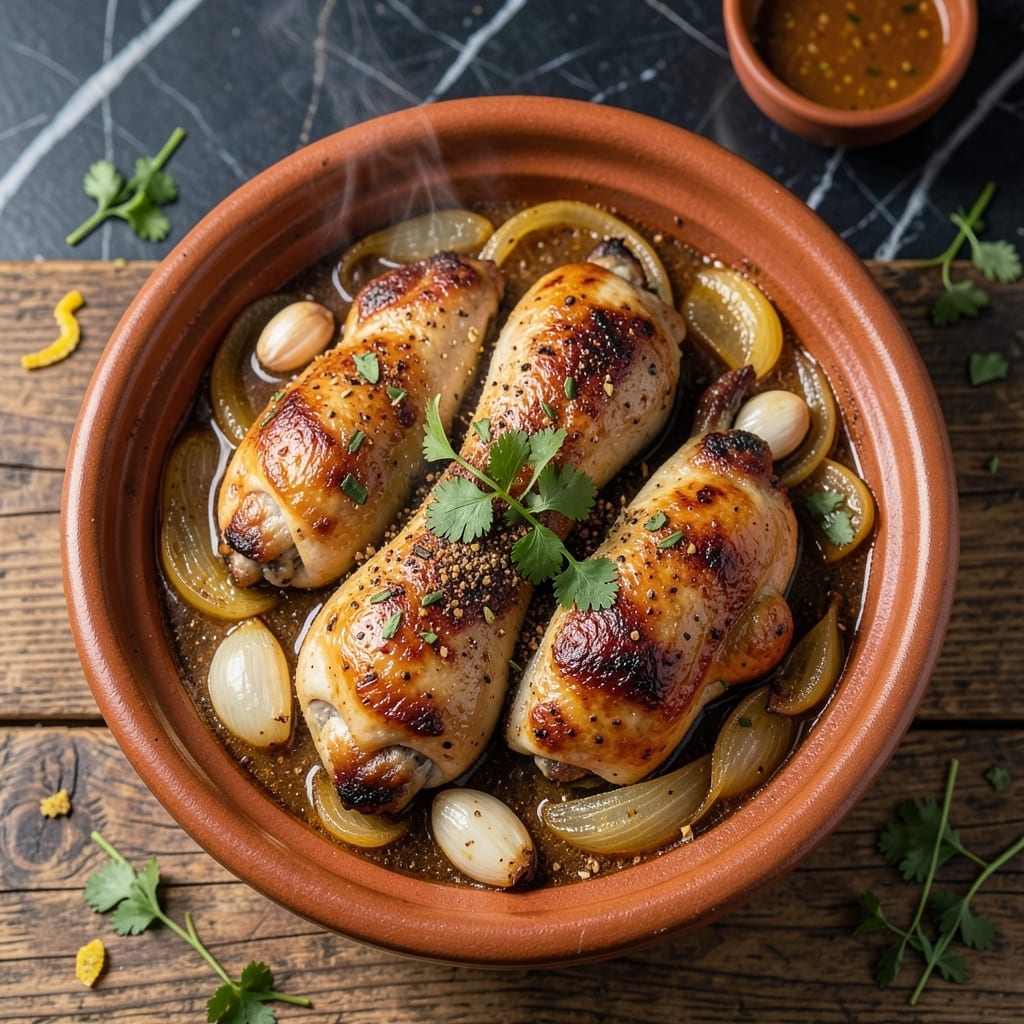 Moroccan Chicken Tagine Crock Pot Recipe: Slow-Cooked North African Spice Infusion