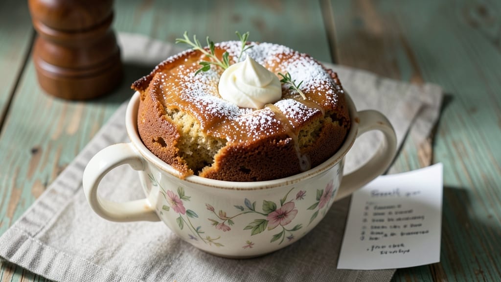 3-Ingredient Microwave Cake Recipe: Single-Serve Magic in 5 Minutes