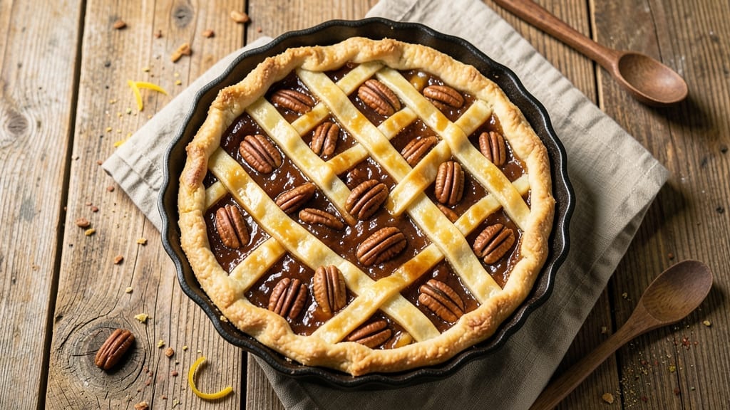 1910 Pecan Pie Recipe: Vintage Spiced Sweetness with Crunchy Top