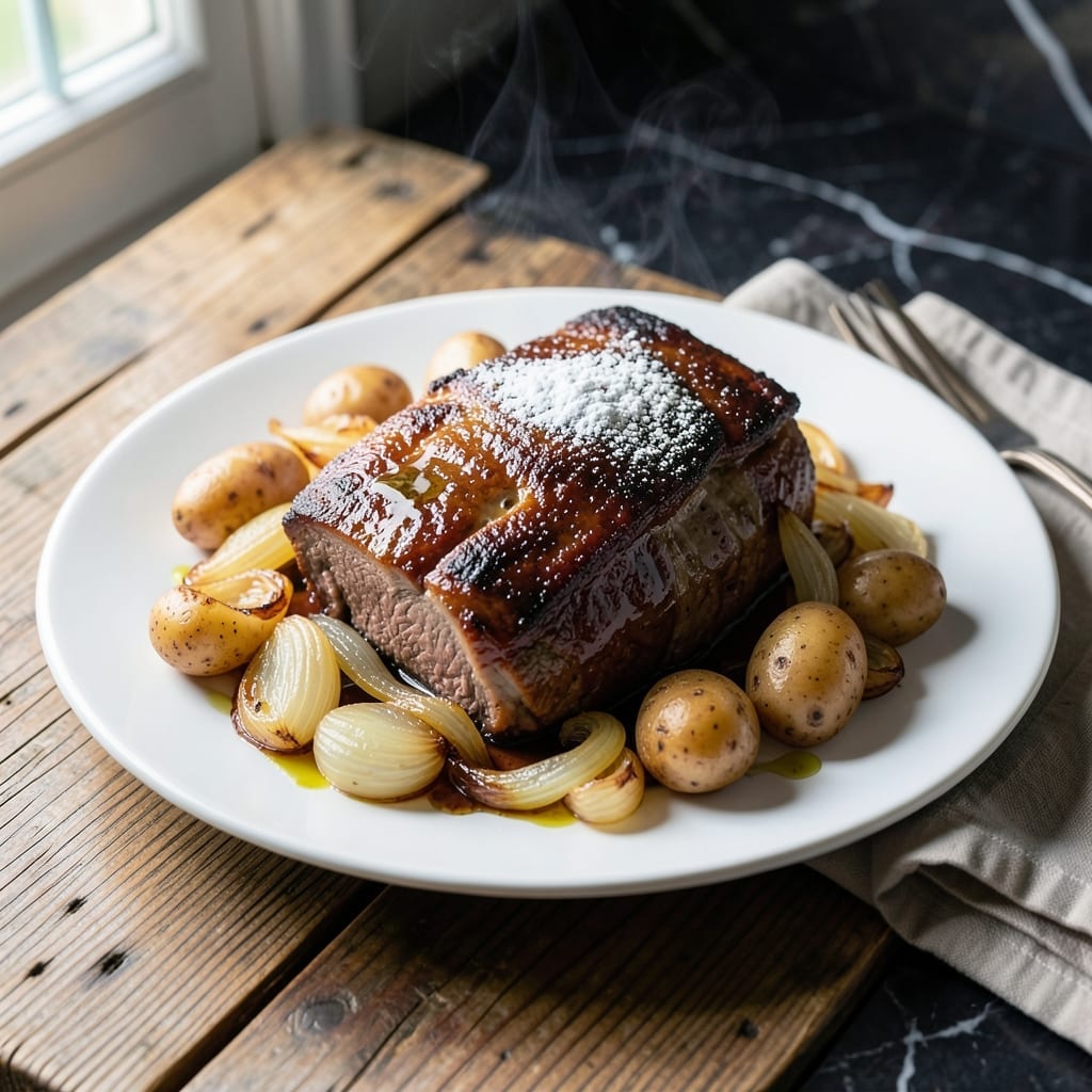 Free Pot Roast Recipe: Slow-Braised Beef With Herbed Gravy
