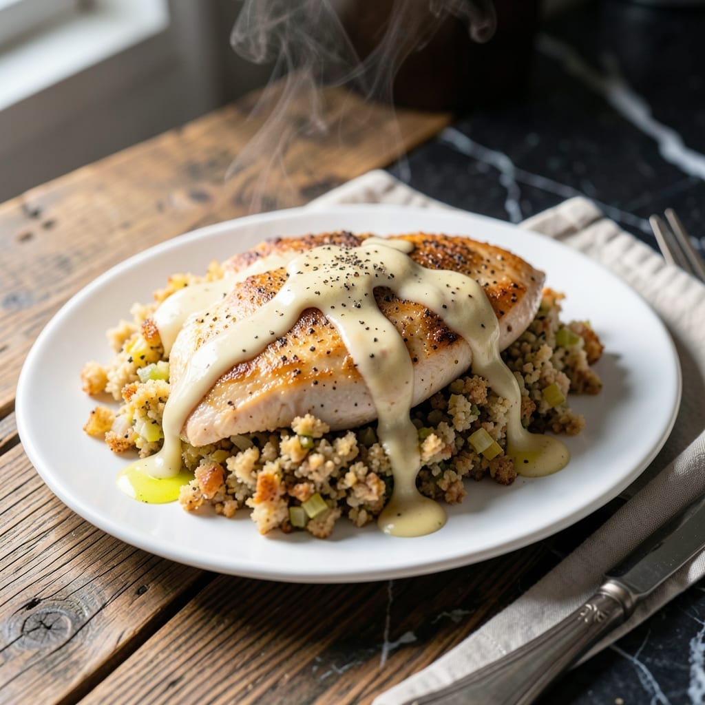 Crock Pot Chicken Breast and Stuffing Recipe: Hands-Off Herb-Infused Comfort