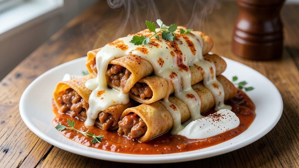 3 Cheese Enchiladas Recipe: Melted Monterey Jack and Pepper Jack Magic