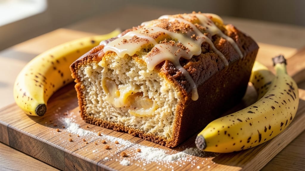1lb Banana Bread Recipe: Moist Streusel Topping Magic in One Bowl