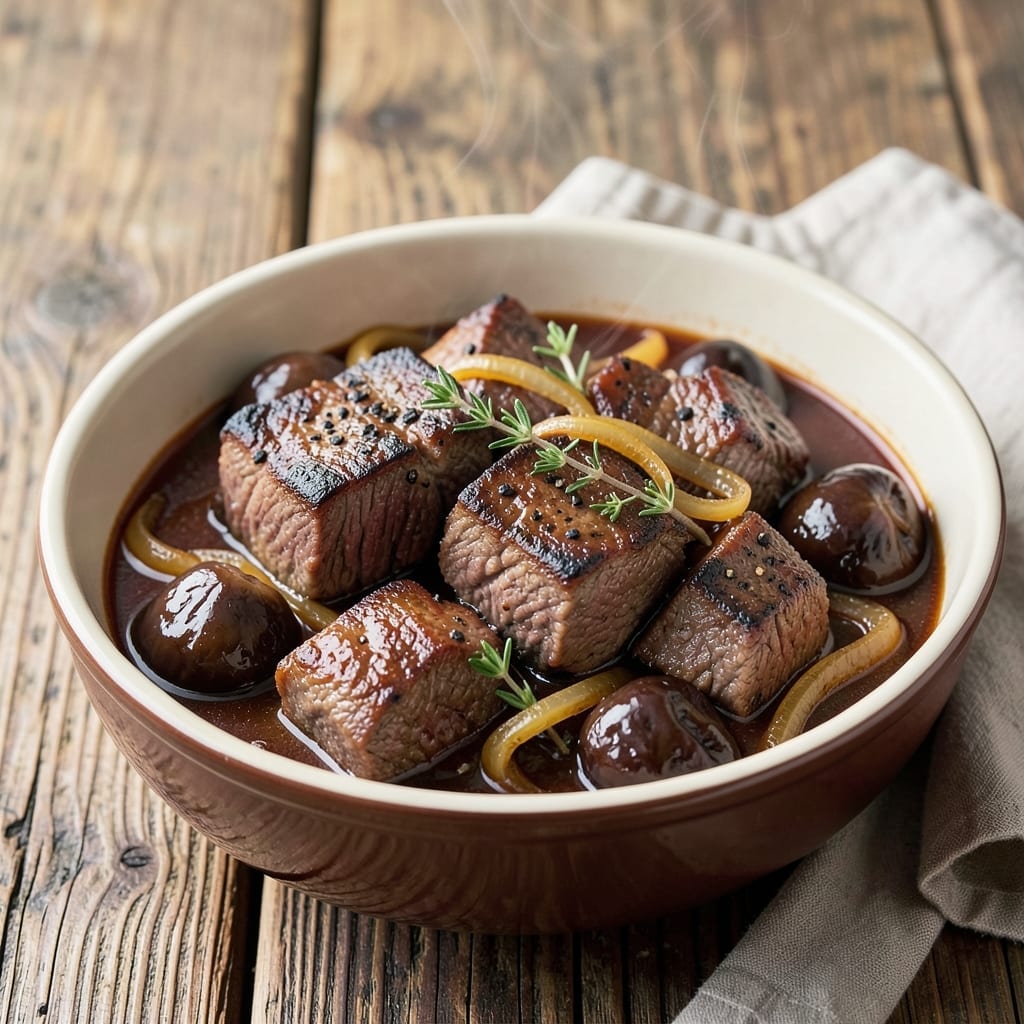 Steak and Mushroom Crock Pot Recipe: Tender Beef Meets Earthy Depth