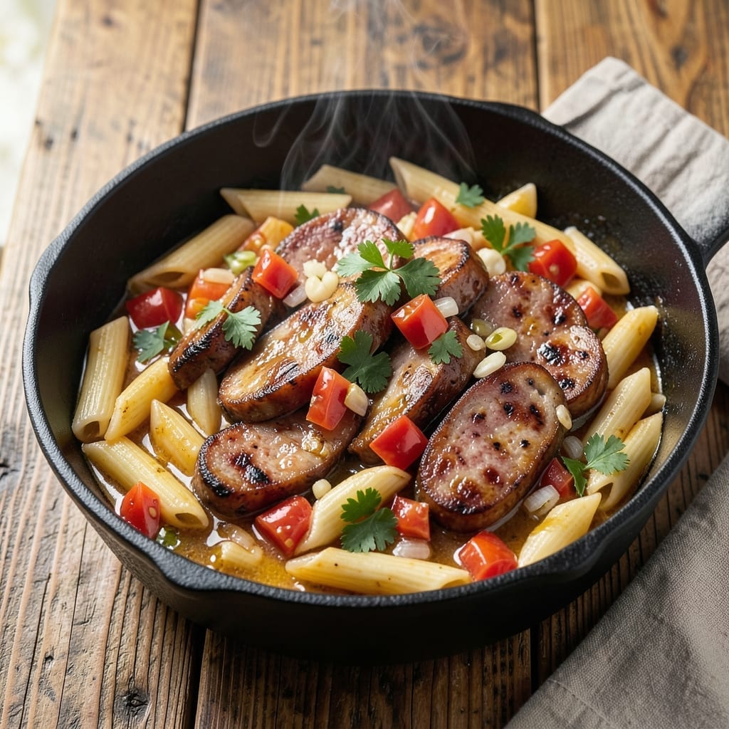 One Pot Kielbasa Pasta Recipe: Smoky Sausage and Noodle Harmony