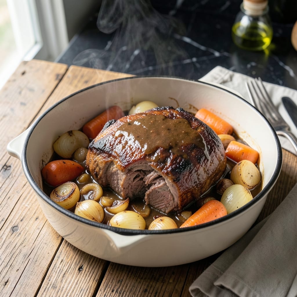 Pot Roast Recipe for 8 People: Dutch Oven Crowd-Pleaser Feast
