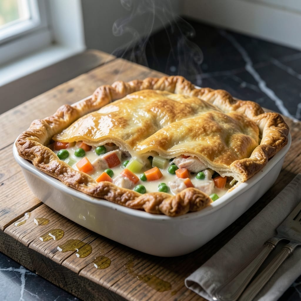 9x13 Pot Pie Recipe: Golden Crust Over Hearty Filling