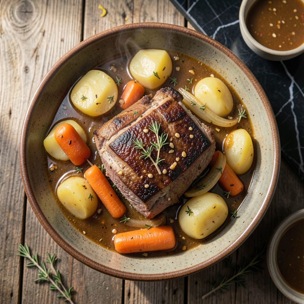Lipton Onion Soup Pot Roast Crock Pot Recipe: Slow-Cooked Beef with Caramelized Onions