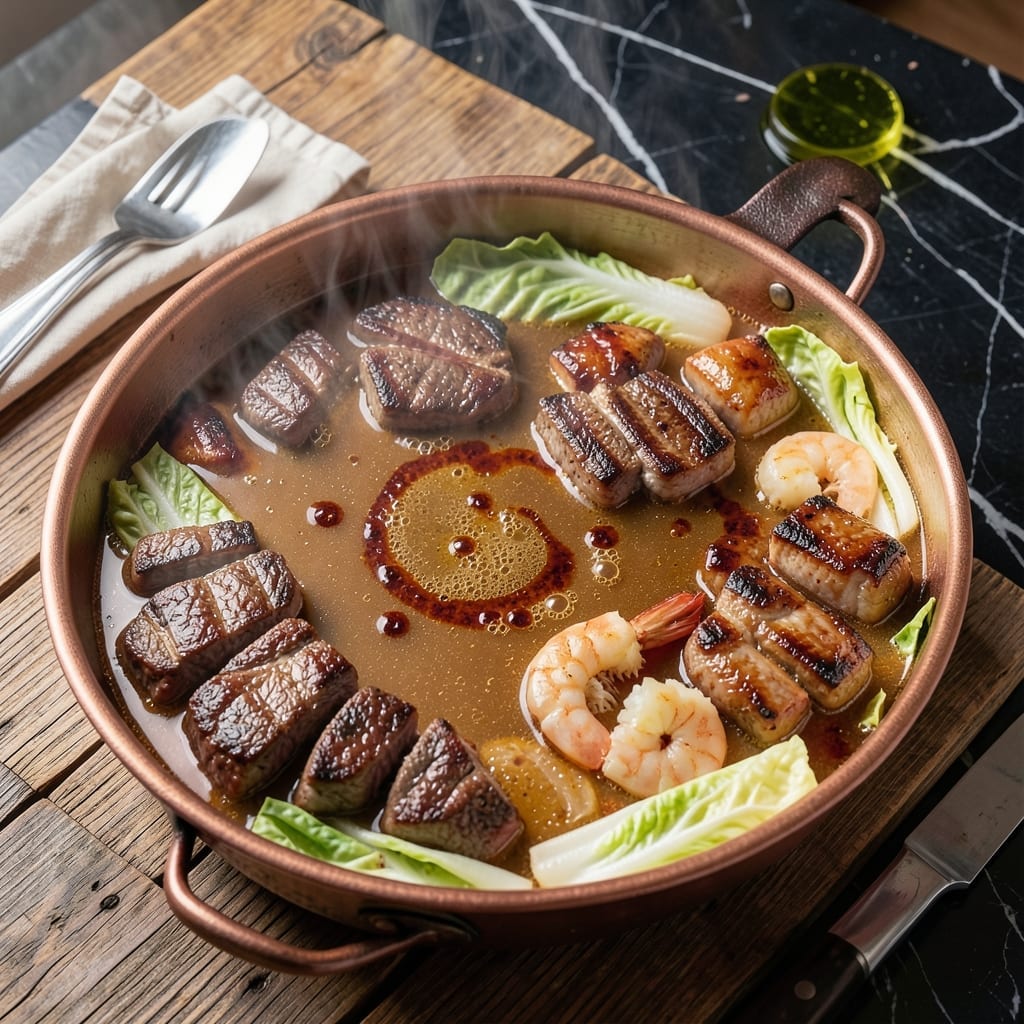 Hot Pot BBQ Recipe: Two-In-One Broth and Grill Experience