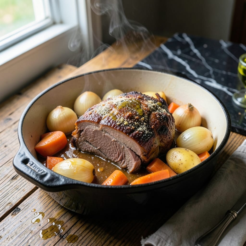 Pot Roast Recipe Chef John: Wine-Enhanced Braising with Root Vegetables