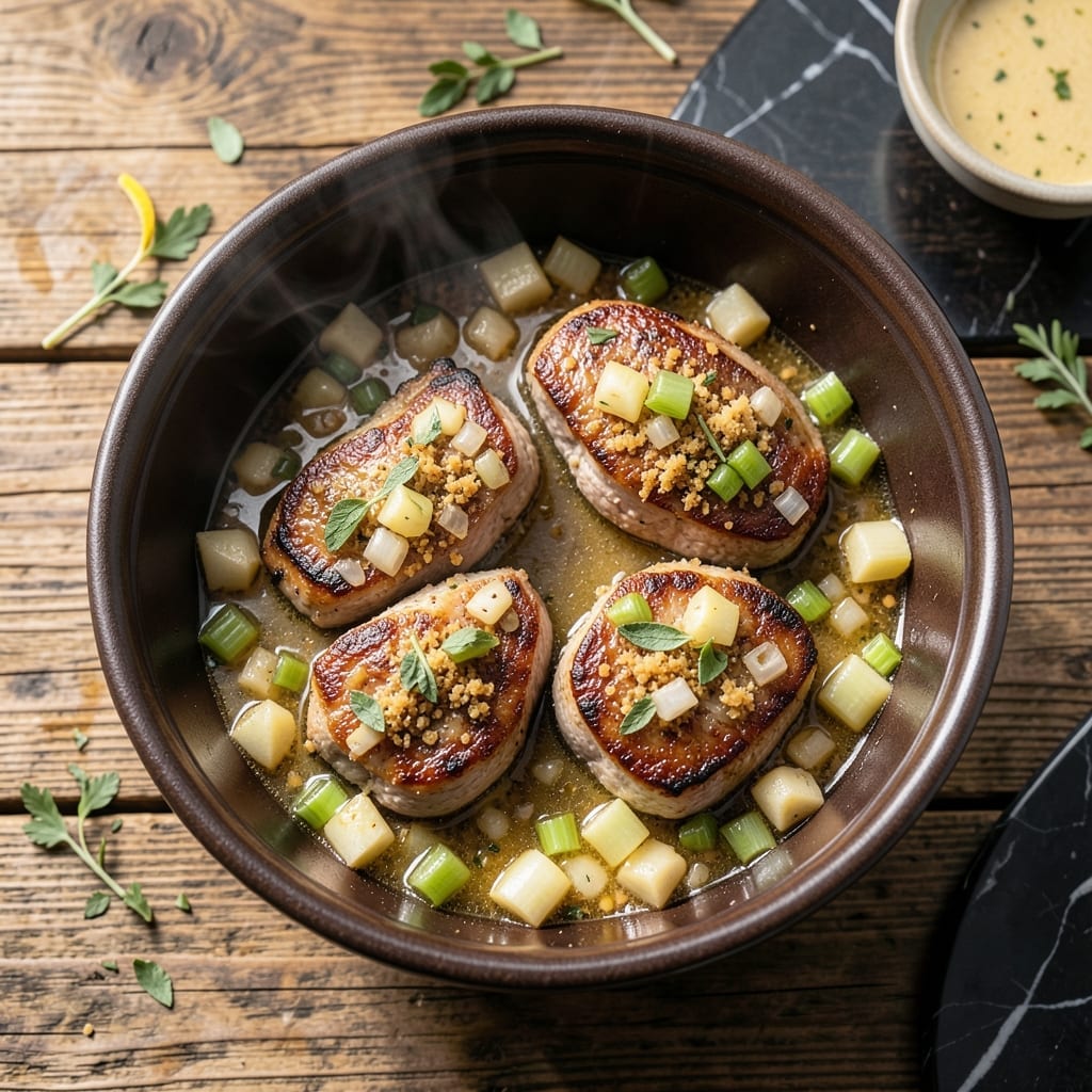 Crock Pot Stuffed Pork Chops Recipe: Melt-In-Your-Mouth Tenderness With Apple Stuffing Crock Pot Stuffed Pork Chops Recipe: Melt-In-Your-Mouth Tenderness With Apple Stuffing