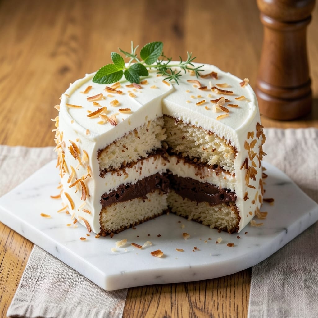 8-Inch Coconut Cake Recipe: Tropical Layers With Moist Vanilla Core