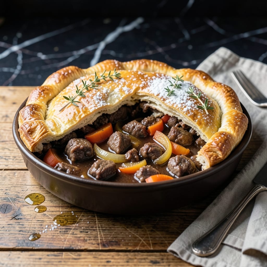 Guinness Beef Pot Pie Recipe: Dark Beer Richness in Every Bite