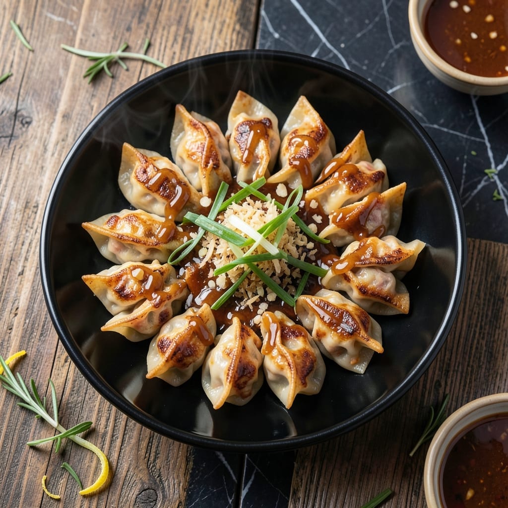 Crab Pot Sticker Recipe: Pan-Seared Crisp With Ginger Soy Dipping Sauce