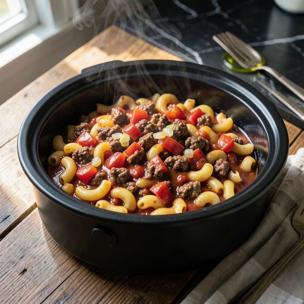Beefaroni Crock Pot Recipe: Hands-Off Weeknight Comfort