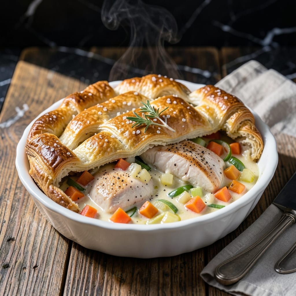 Wolfgang Puck's Chicken Pot Pie Recipe: Gourmet Comfort in Individual Portions