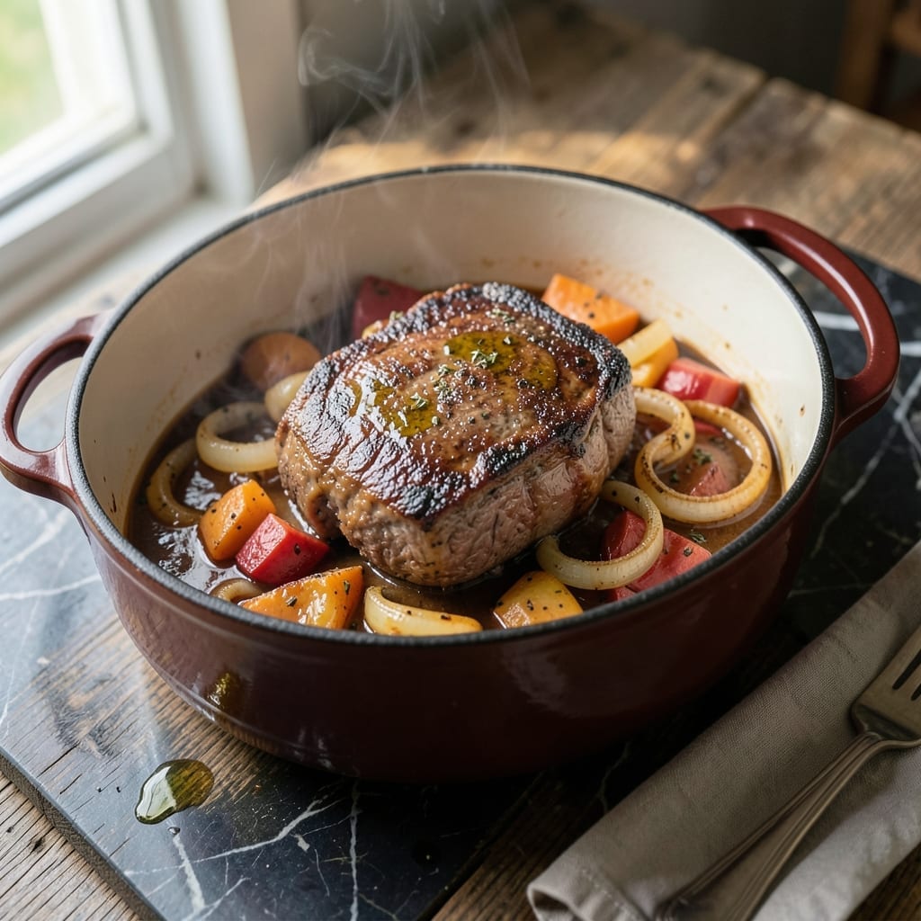 Classic Pot Roast Recipe Dutch Oven: Old-Fashioned Braise With Carrots and Potatoes