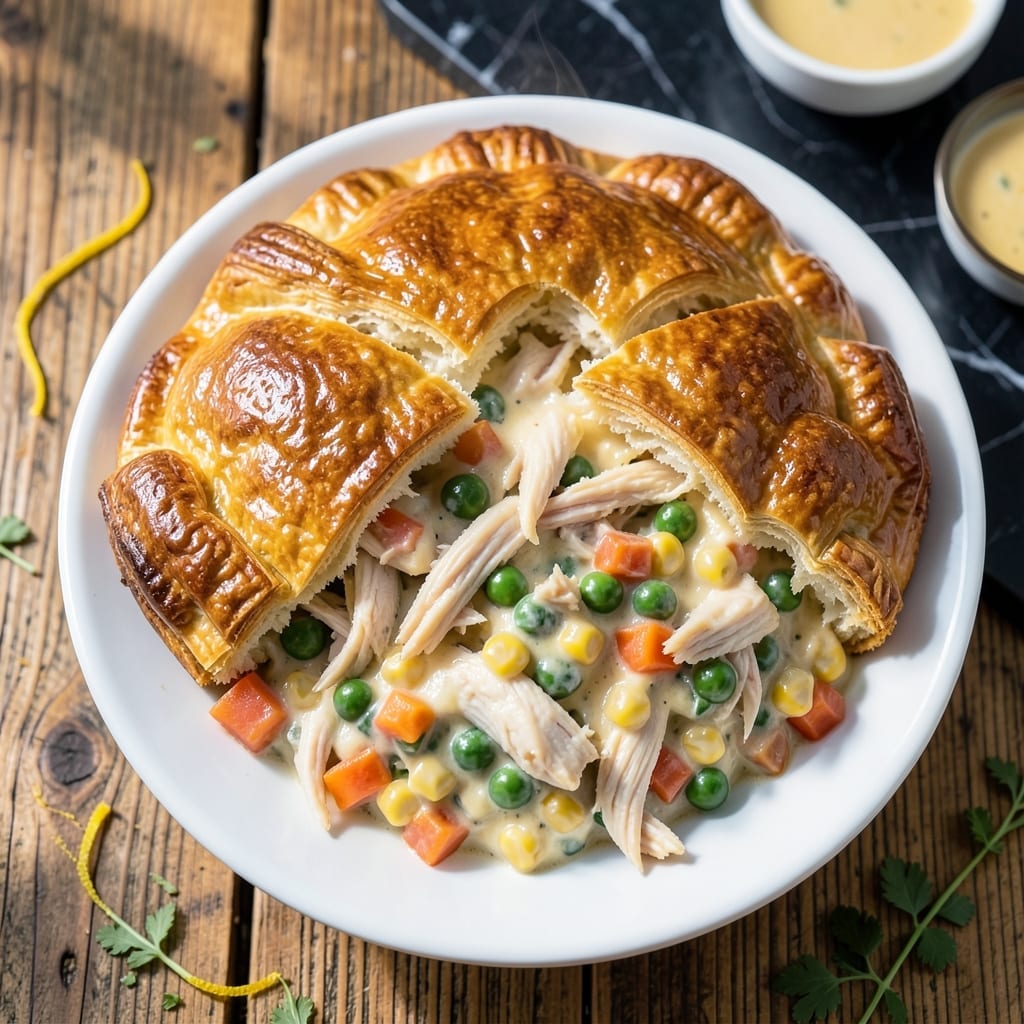 Chicken Pot Pie Recipe 5 Ingredients: Quick Comfort in a Flaky Crust