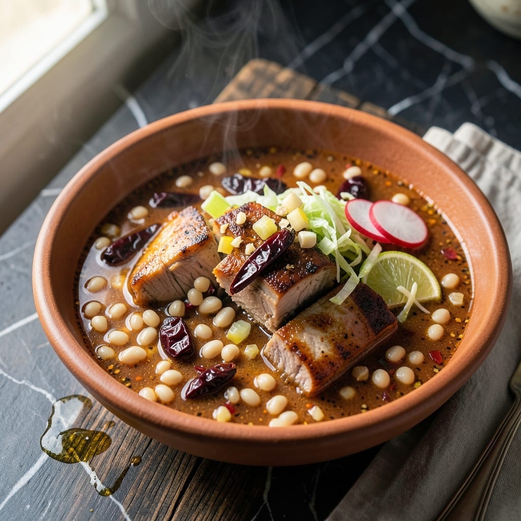 Instant Pot Pozole Recipe: Hominy and Pork Simmered to Spicy Perfection