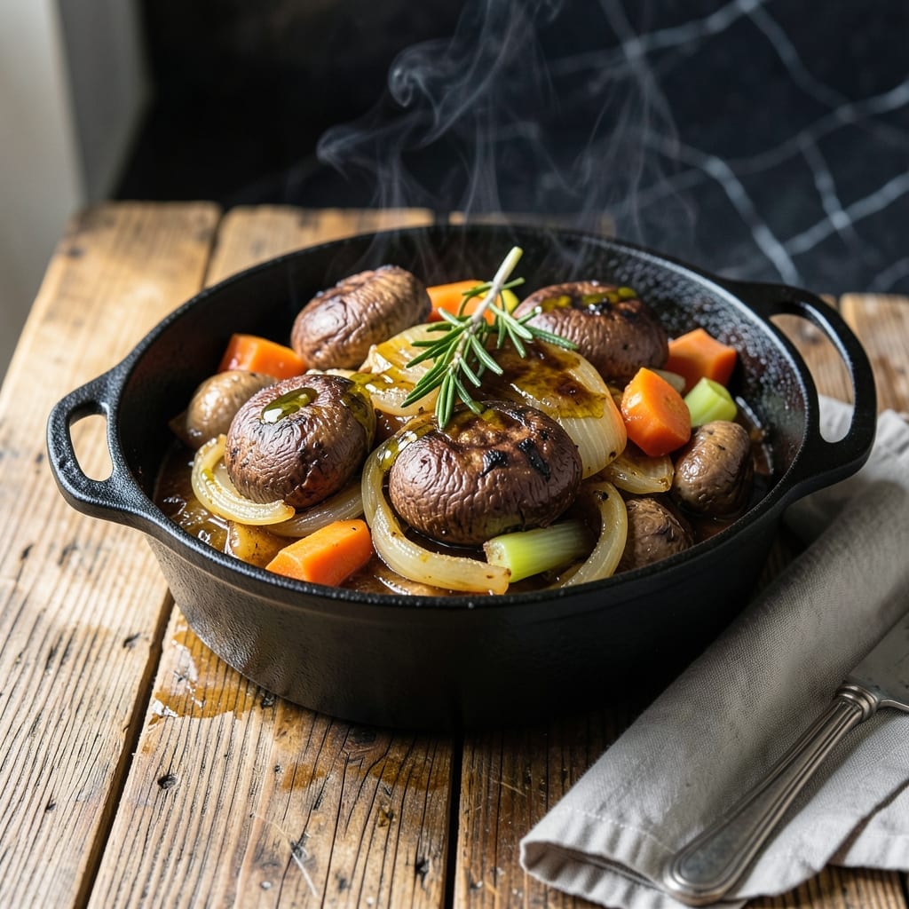 Vegan Portobello Pot Roast Recipe: Hearty Mushroom Comfort in One Pot Vegan Portobello Pot Roast Recipe: Hearty Mushroom Comfort in One Pot