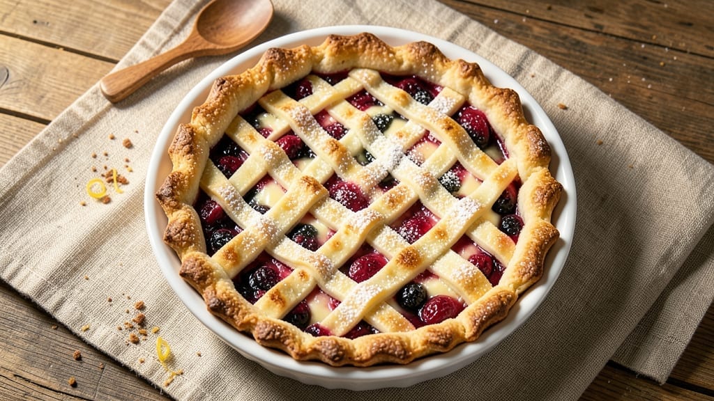 9-Inch Single-Crust Pie Recipe: Buttery Lattice Top and Perfectly Golden Rim 9-Inch Single-Crust Pie Recipe: Buttery Lattice Top and Perfectly Golden Rim