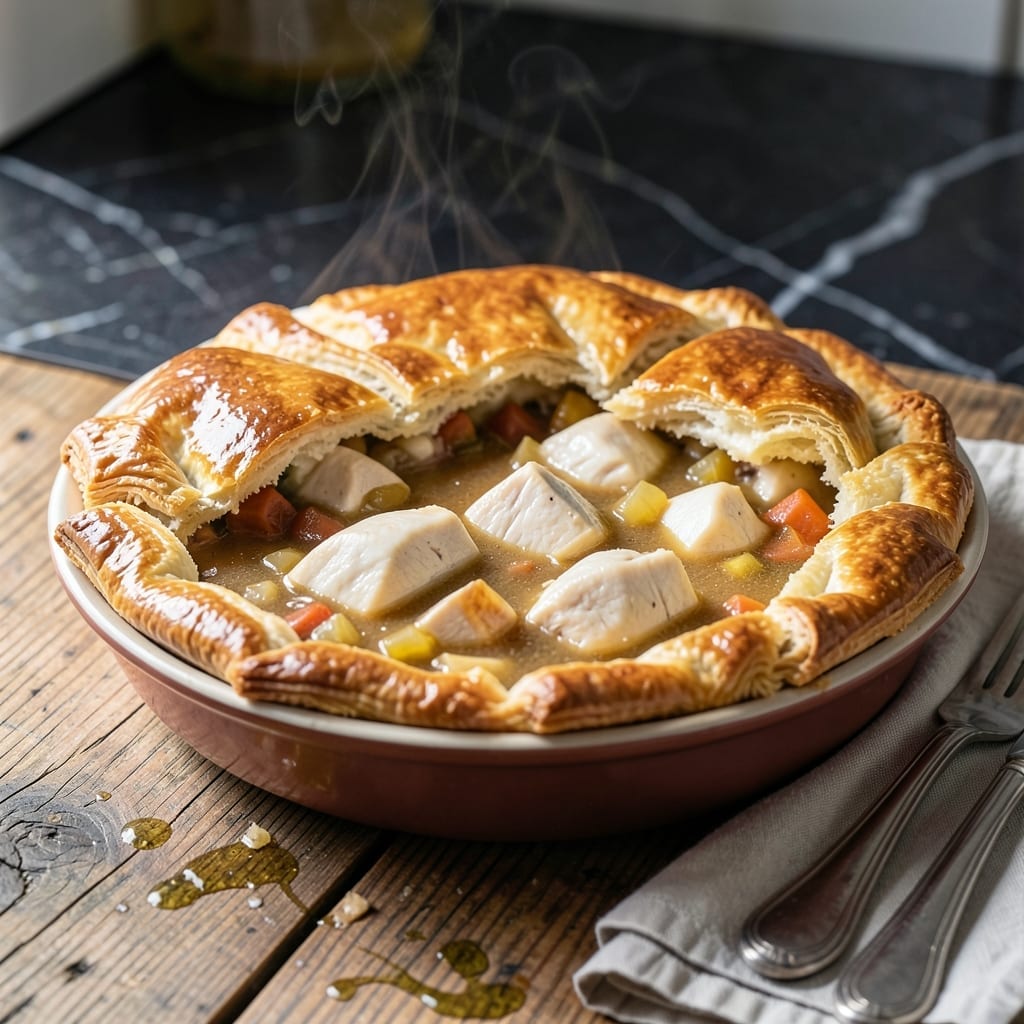 Chicken Pot Pie Recipe Creme De La Crumb: Creamy Herb Filling With Golden Lattice