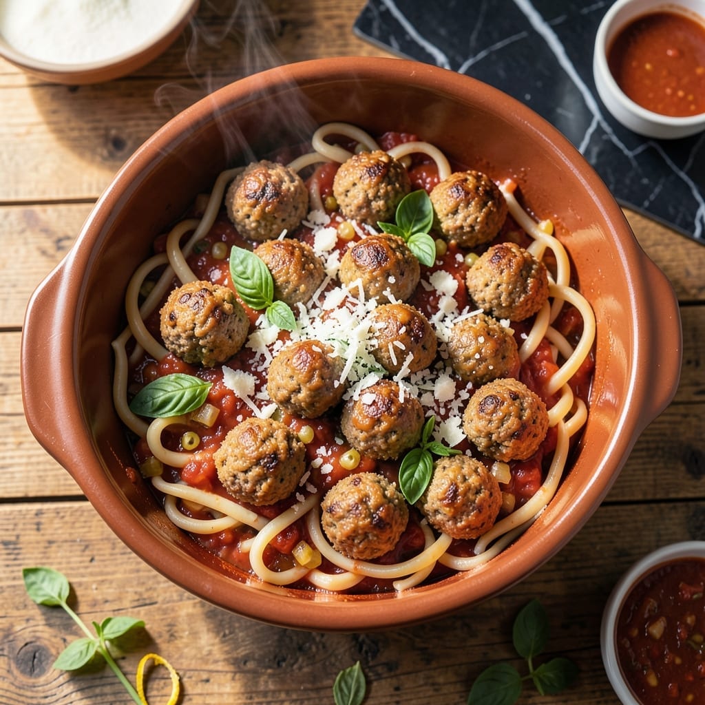 Meatball Pasta Crock Pot Recipe: Hands-Off Italian Comfort