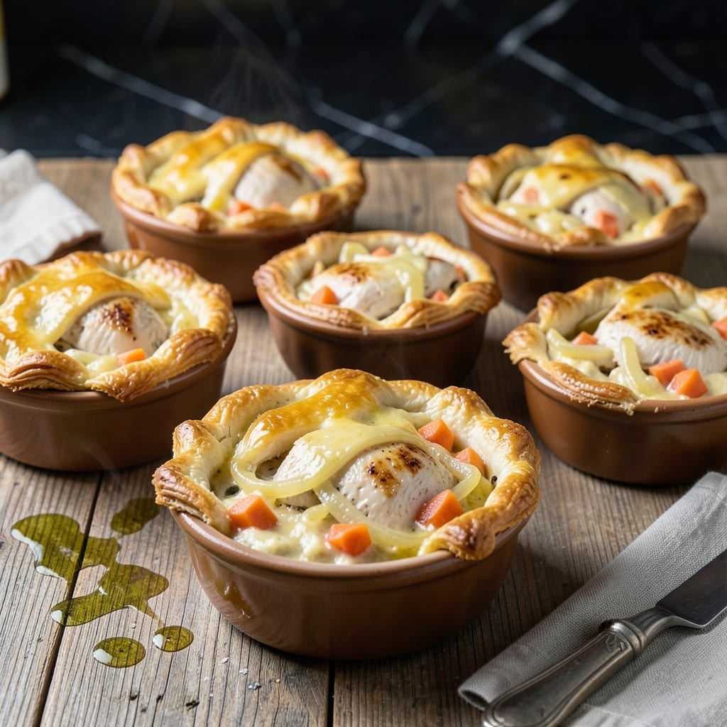 Chicken Pot Pie in Ramekins Recipe: Individual Comfort Food Delights Chicken Pot Pie in Ramekins Recipe: Individual Comfort Food Delights