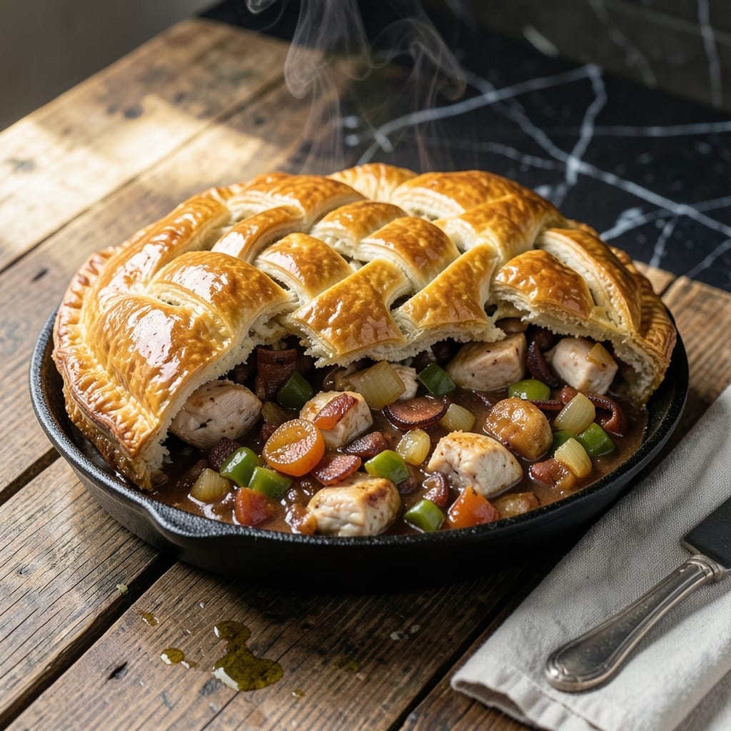 Kevin Belton's Creole Pot Pie Recipe: Spiced Comfort in a Flaky Crust