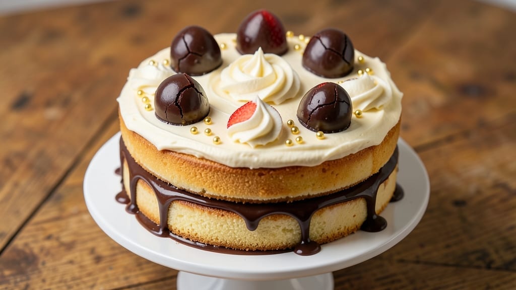 12-Inch Birthday Cake Recipe: Bold Vanilla Cake With Hidden Chocolate Swirl