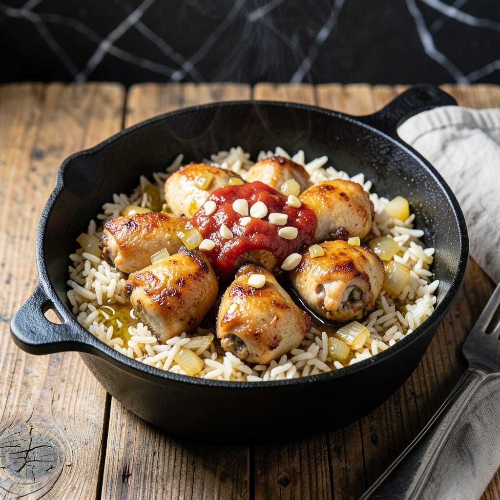 Bottom of the Pot Chicken and Rice Recipe: Crispy Bottom with Fluffy Rice