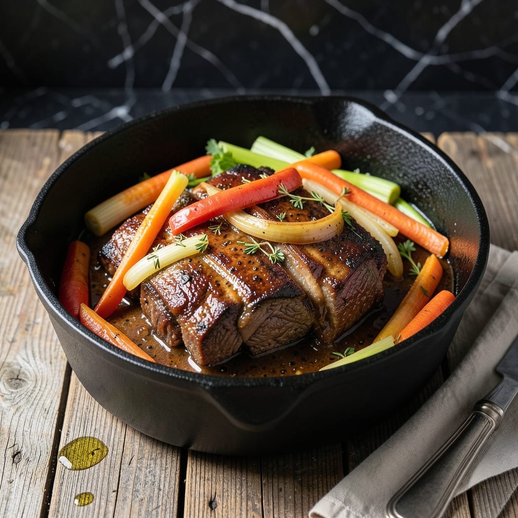 Boneless Short Rib Crock Pot Recipe: Red Wine and Herb Infused Tenderness Boneless Short Rib Crock Pot Recipe: Red Wine and Herb Infused Tenderness