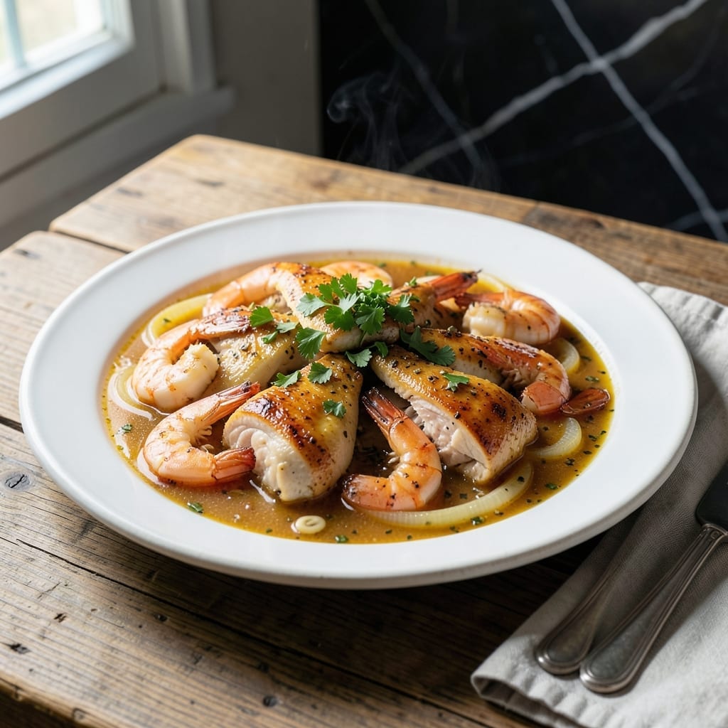 Chicken and Shrimp Instant Pot Recipe: Surf and Turf in 25 Minutes