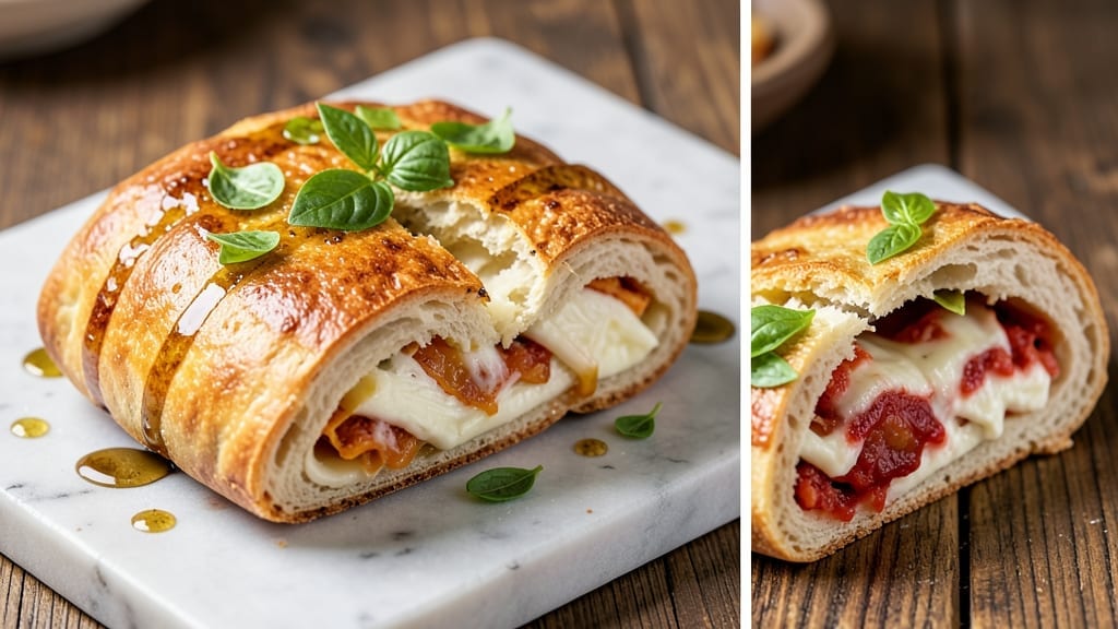 3 Cheese Calzone Recipe: Golden Flake Crust With Melty Triple Cheese Filling 3 Cheese Calzone Recipe: Golden Flake Crust With Melty Triple Cheese Filling