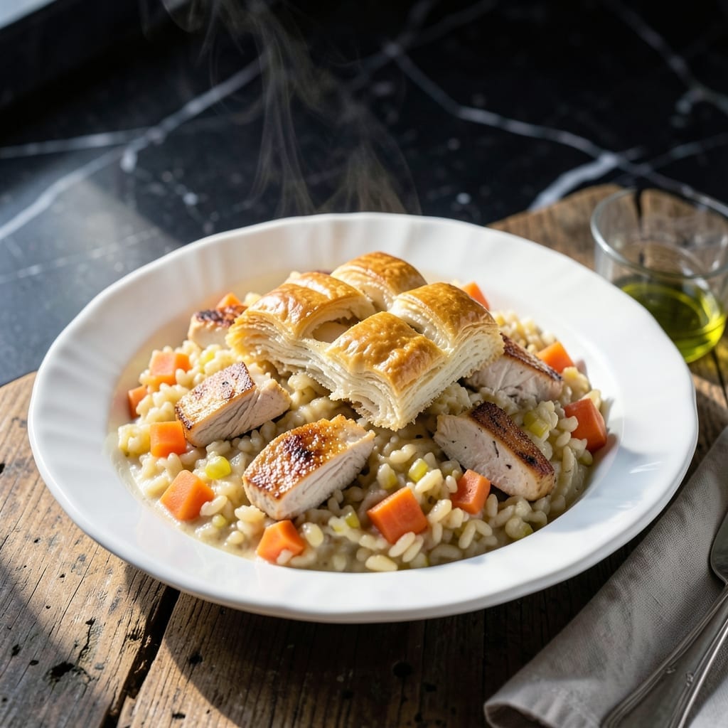 Chicken Pot Pie Orzo Recipe: Creamy One-Pot Comfort with Golden Pasta