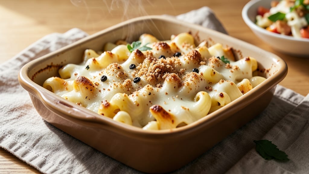 9x13 Mac and Cheese Recipe: Baked to Bubbly, Golden Top
