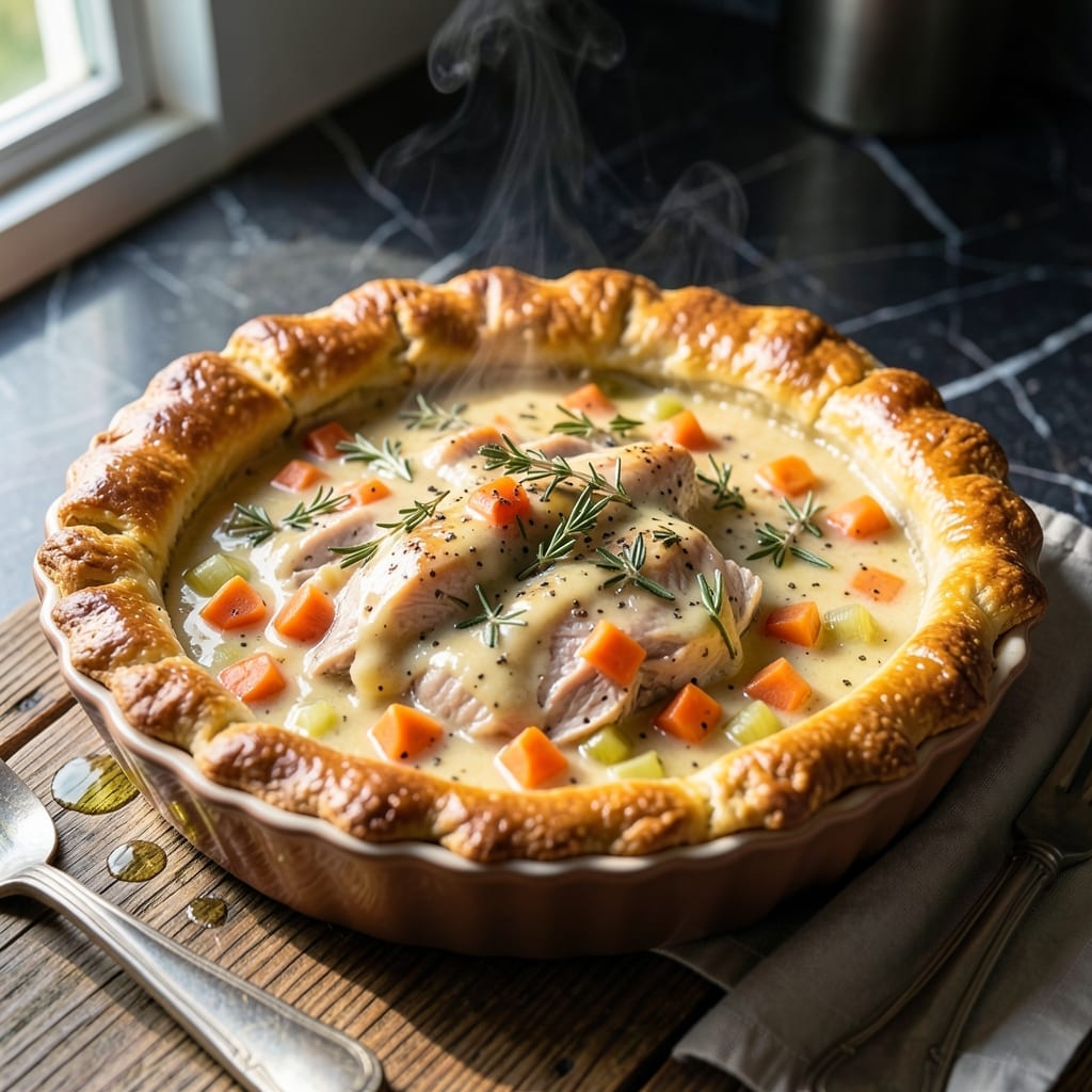 Thanksgiving Turkey Pot Pie Recipe: Festive Layers of Holiday Comfort