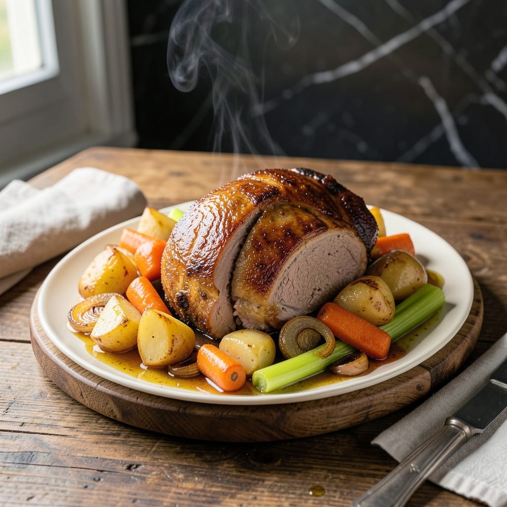 Crock Pot Pork Roast Recipe With Vegetables: Slow-Cooked Garden Medley