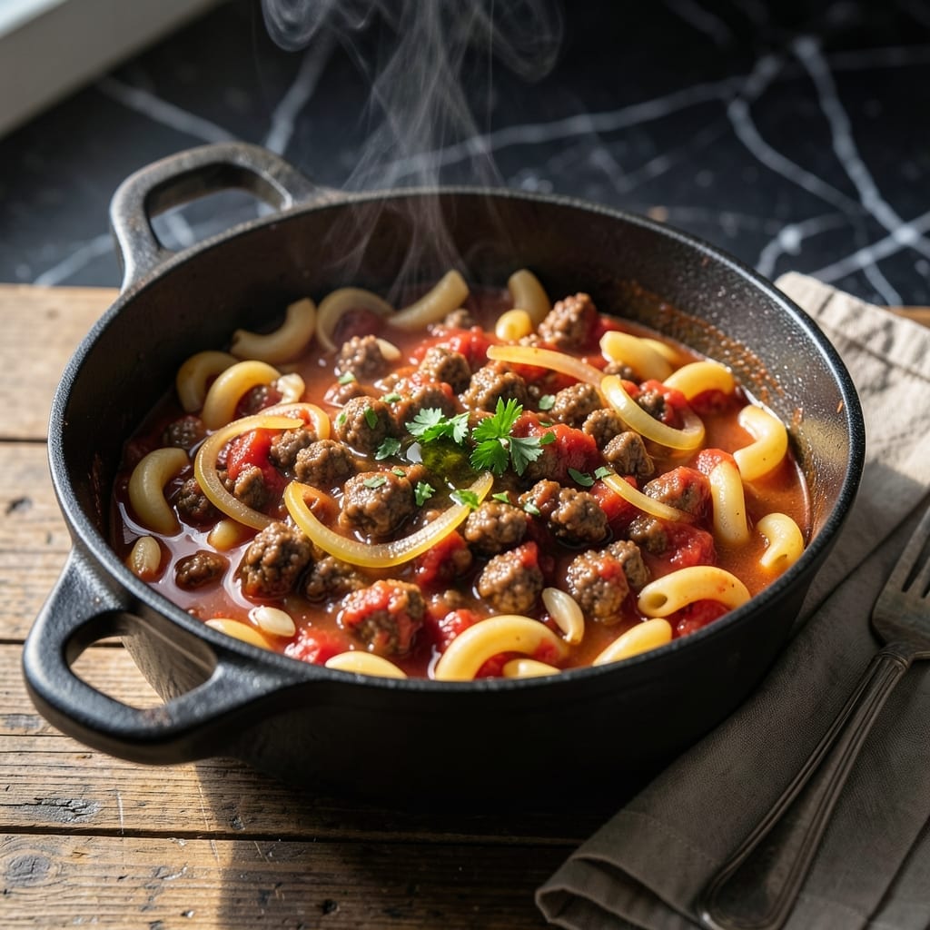 One Pot Ground Beef Pasta Recipe: 30-Minute Meal Magic