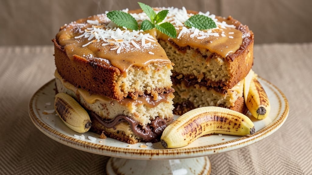 2 Ripe Banana Cake Recipe: Moist Layers with Caramelized Banana Swirls