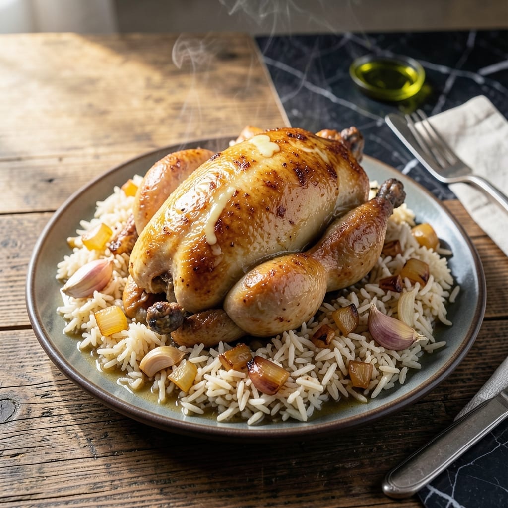 Instant Pot Whole Chicken and Rice Recipe: One-Pot Meal with Fall-Off-The-Bone Tenderness
